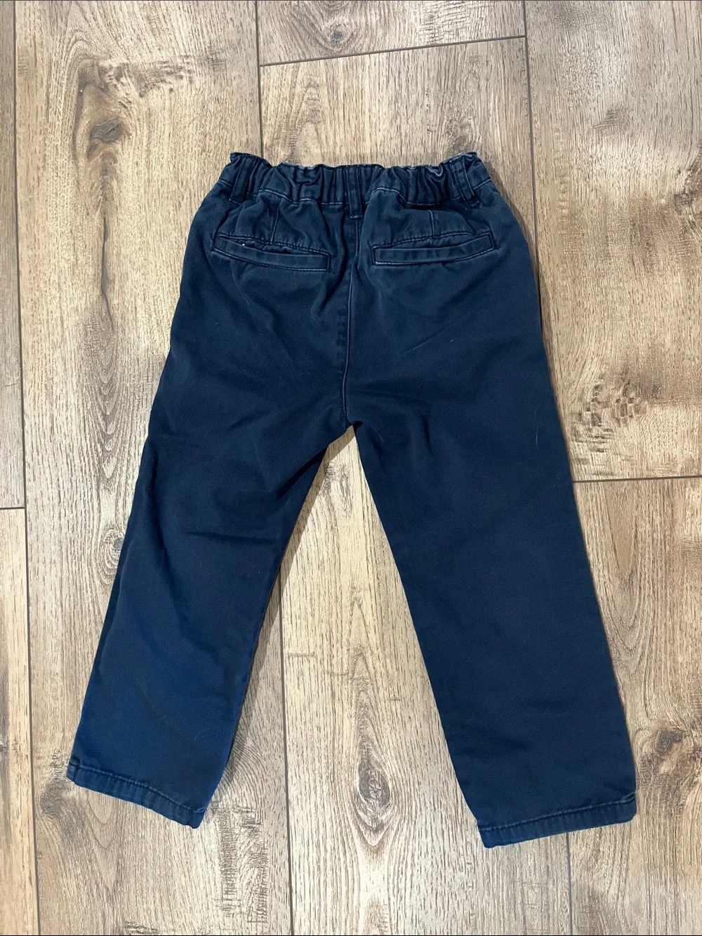 Lot of 3 Boys Pants in Navy, Light Blue, and Khaki | 4T